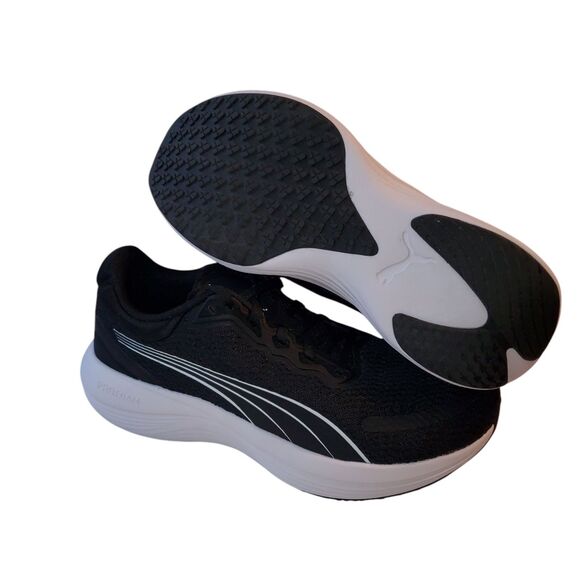 PUMA Men's SCEND PRO Black/White Running Shoes (378776-01)-Various Sizes - Picture 2 of 11